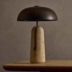 Travertin bordlampe