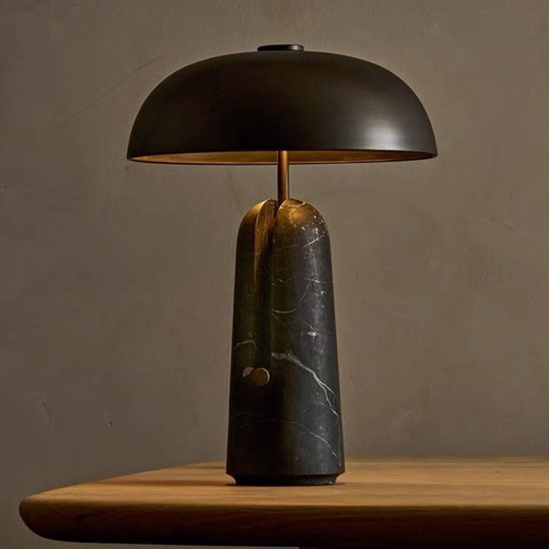 Travertin bordlampe