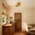 Rattan loftlampe