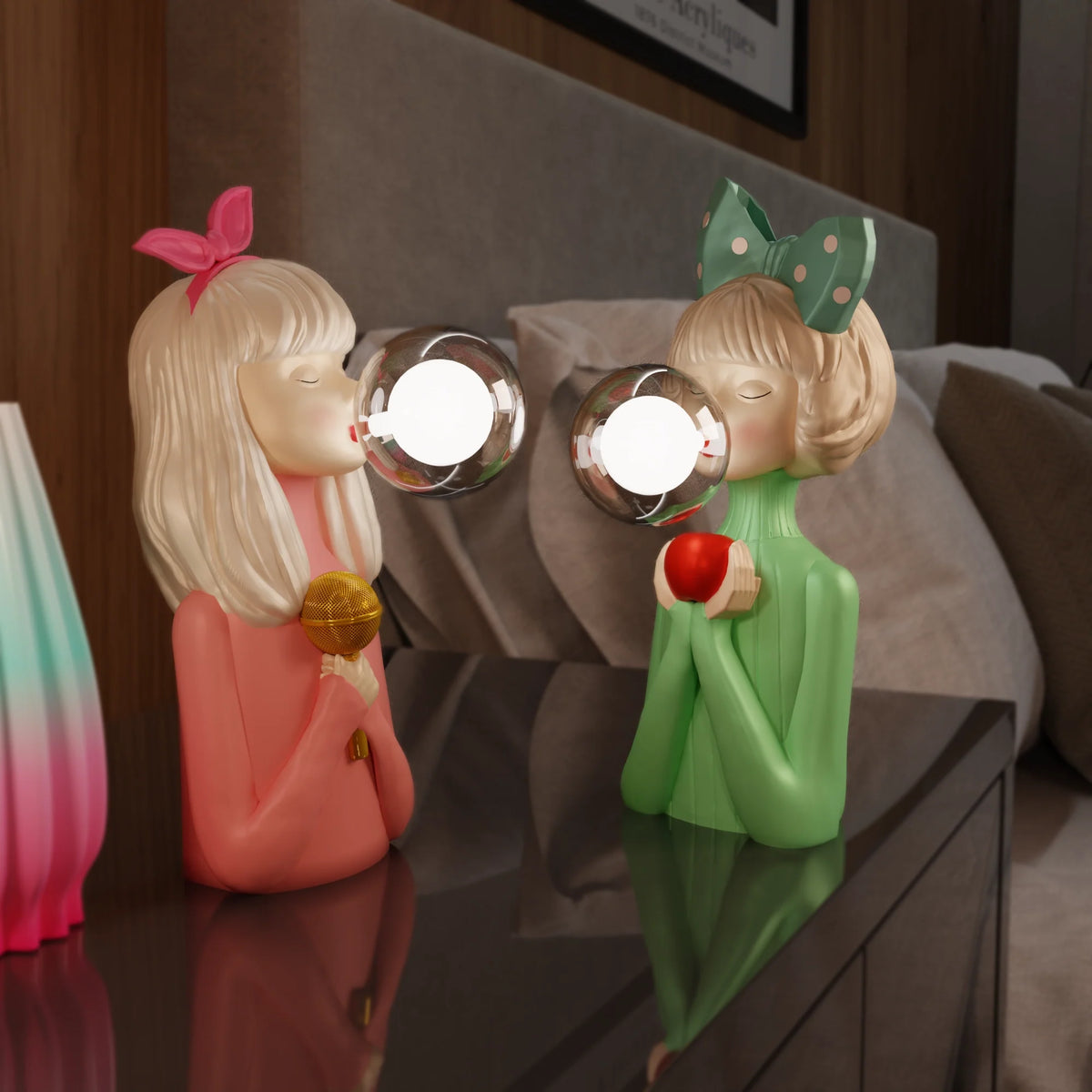 Bubble Girls lampe