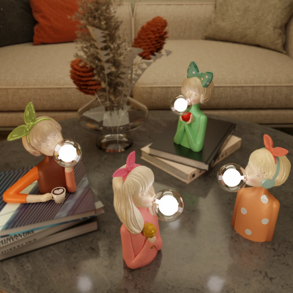 Bubble Girls lampe