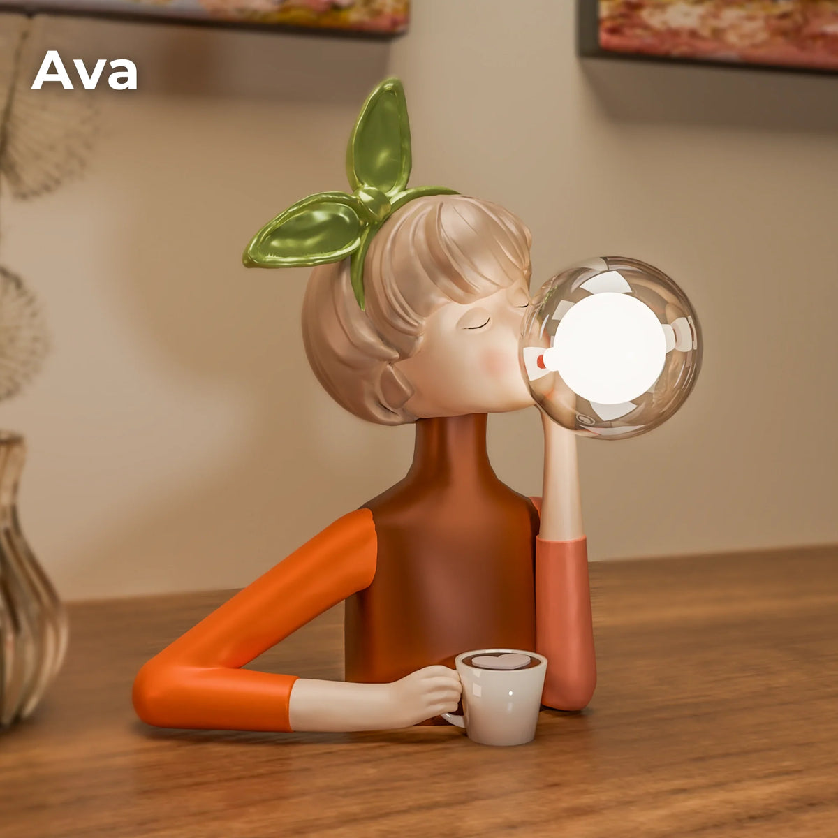 Bubble Girls lampe