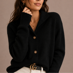 Strikket Cardigan med Knapper