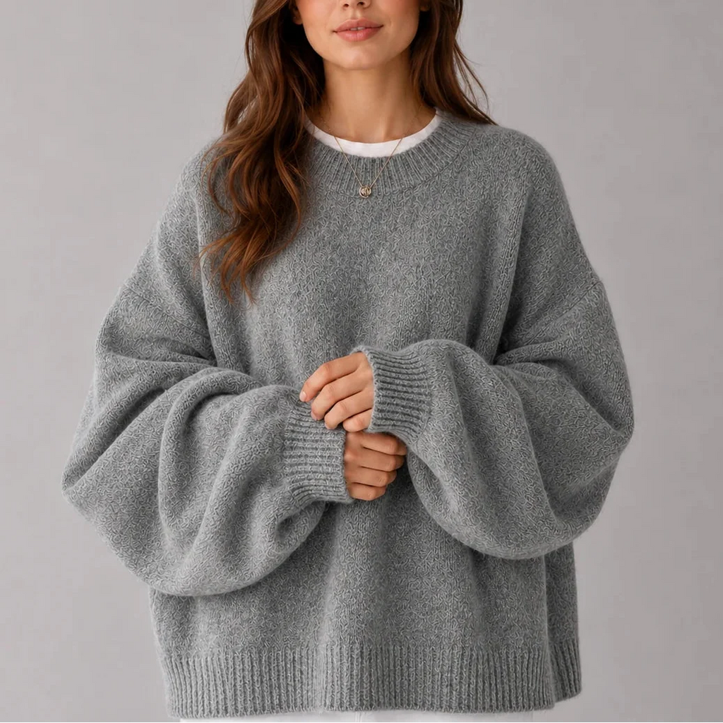Oversized Striktrøje