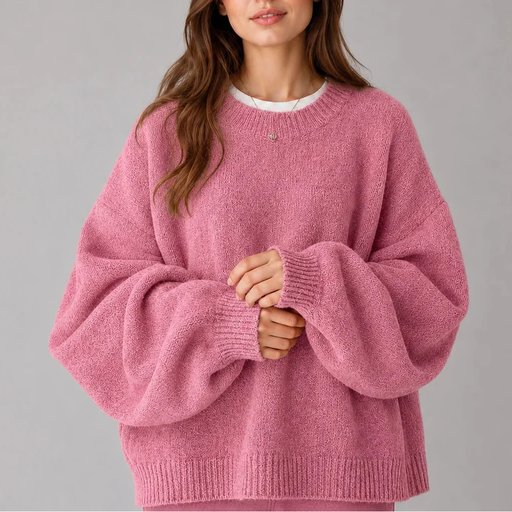 Oversized Striktrøje