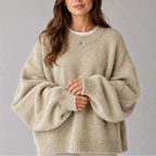 Oversized Striktrøje