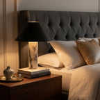 Cline marmor bordlampe