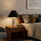 Cline marmor bordlampe
