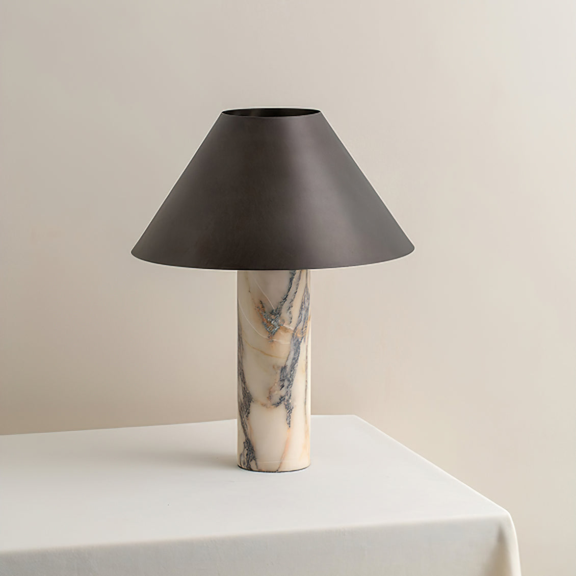 Cline marmor bordlampe