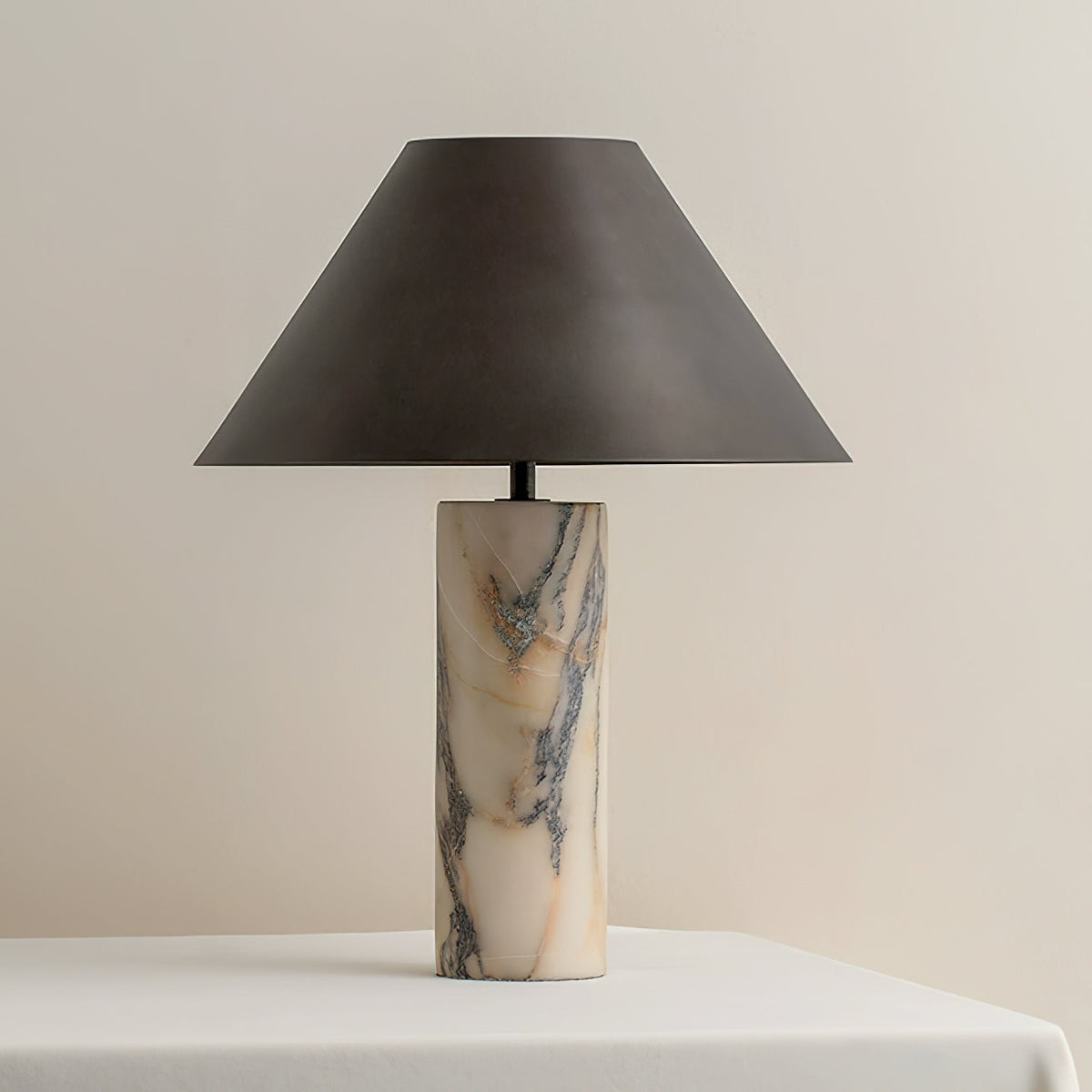 Cline marmor bordlampe
