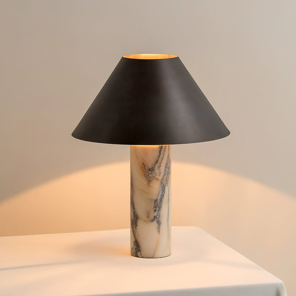 Cline marmor bordlampe