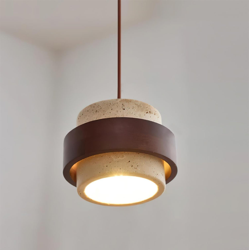 PERRA – Travertin Pendellampe