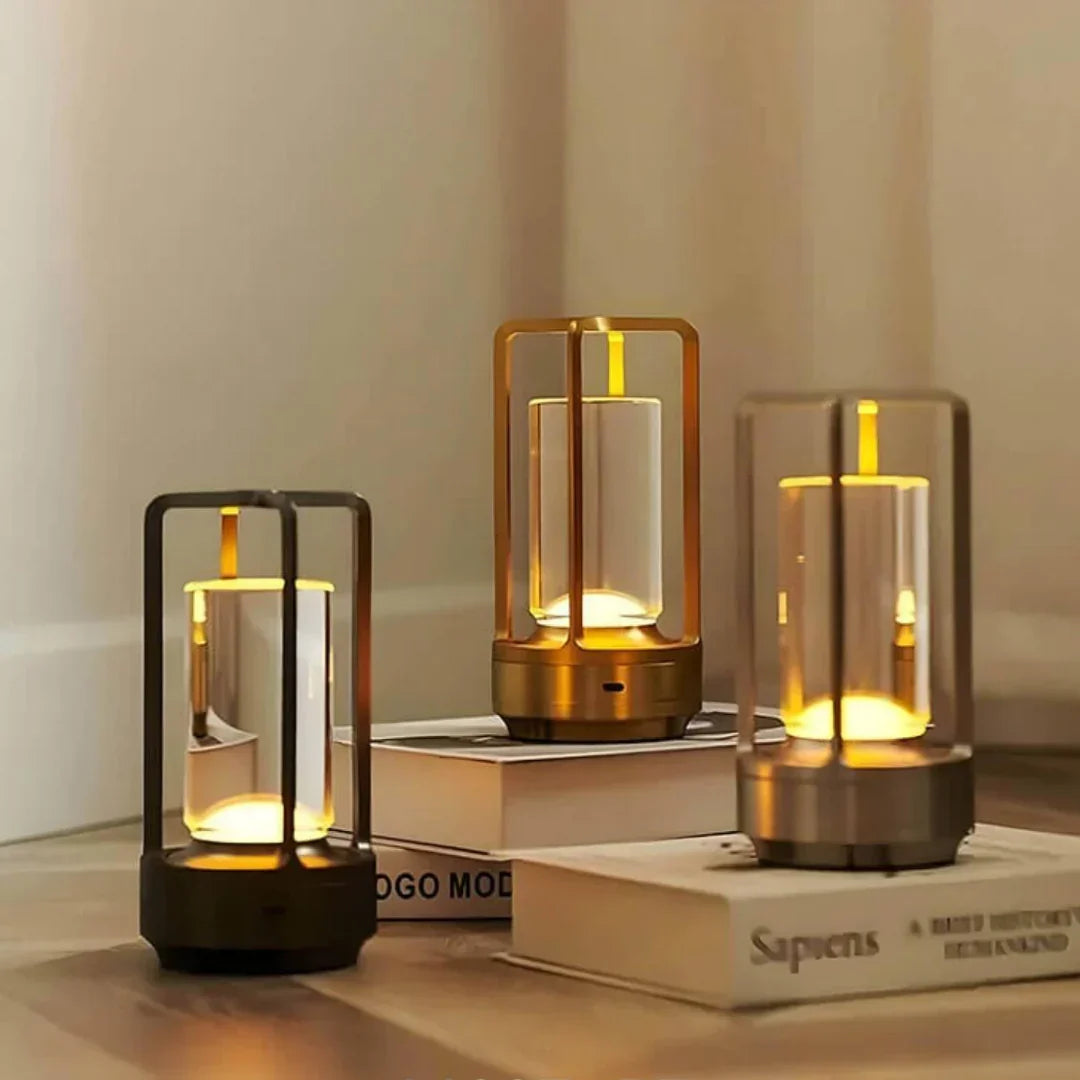 LUMIGLOW – Genopladelig LED Bordlampe Krystal