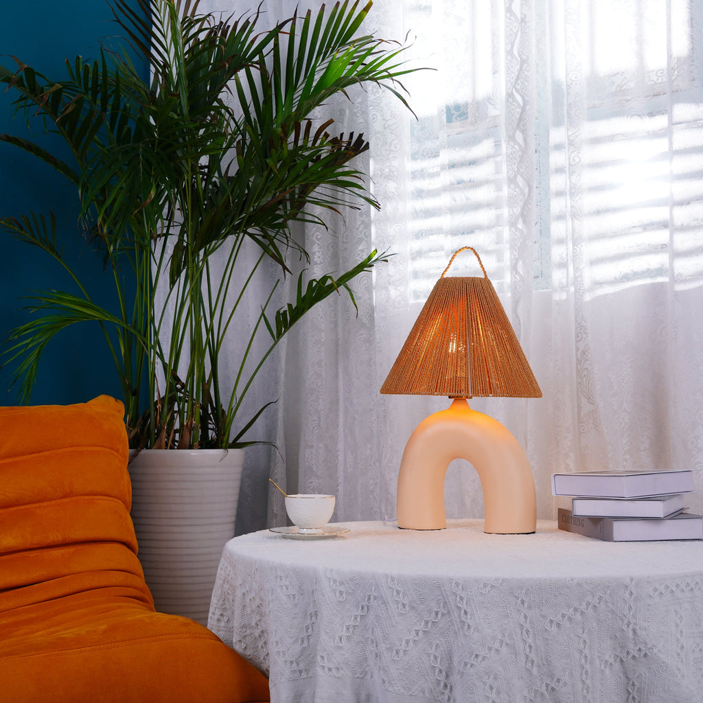 Volta keramisk bordlampe