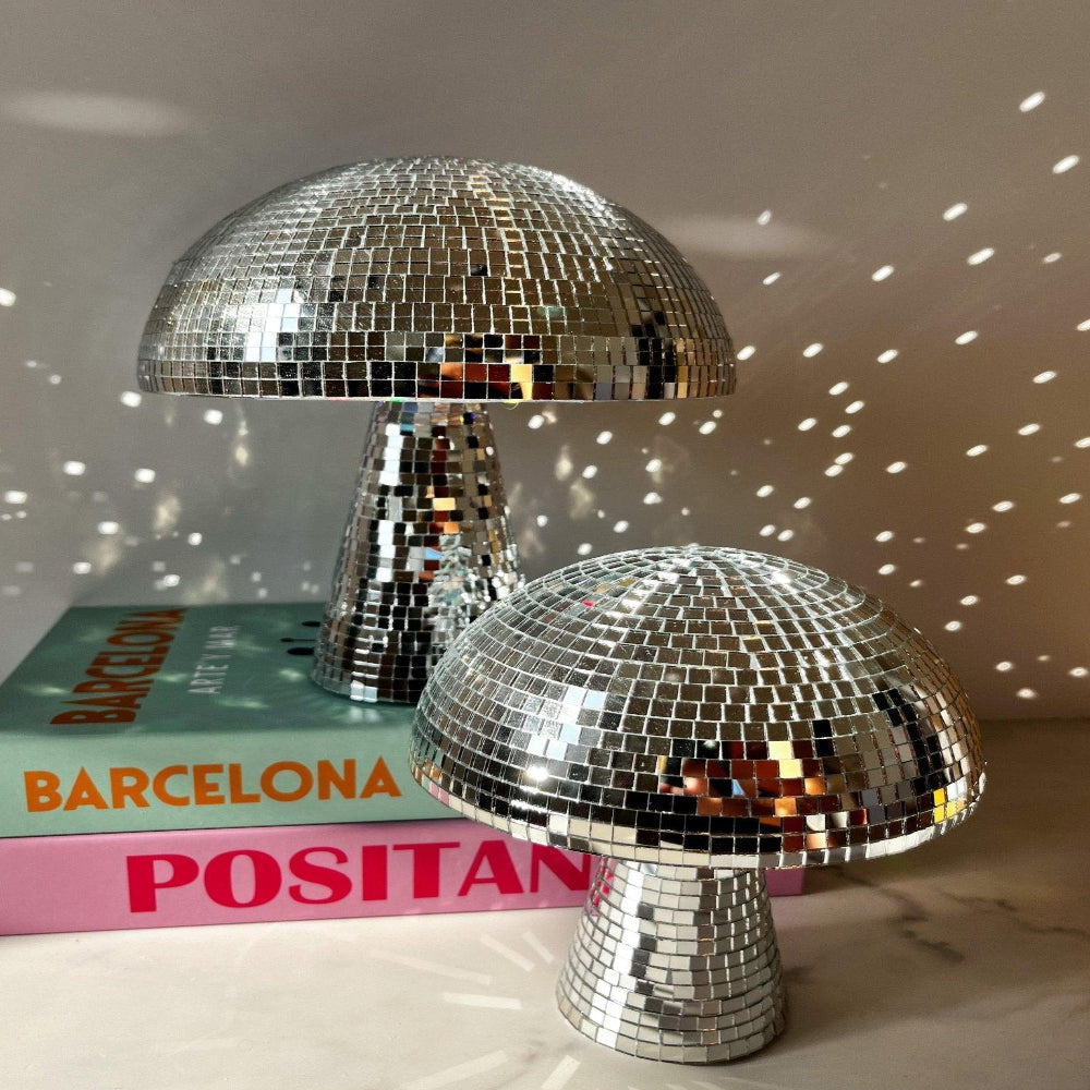 DISCOGLOW – Dekorativ Spejlflise Lampe