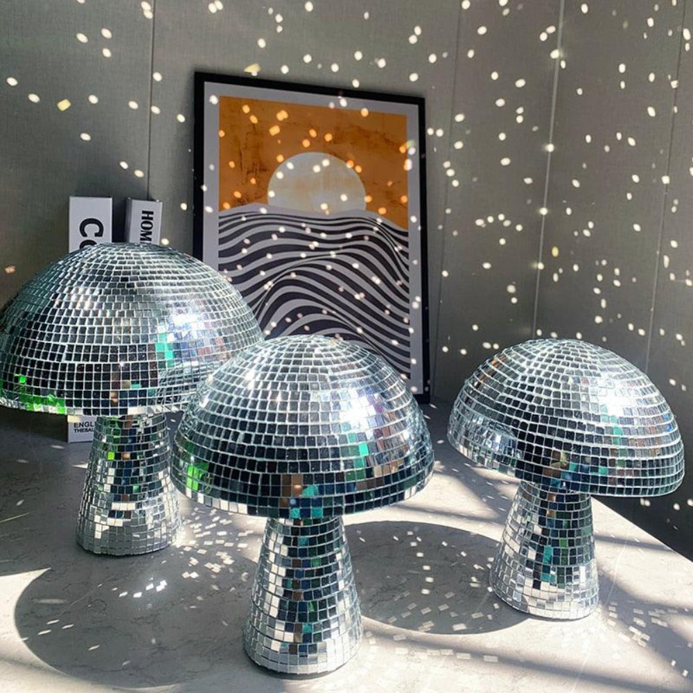 DISCOGLOW – Dekorativ Spejlflise Lampe