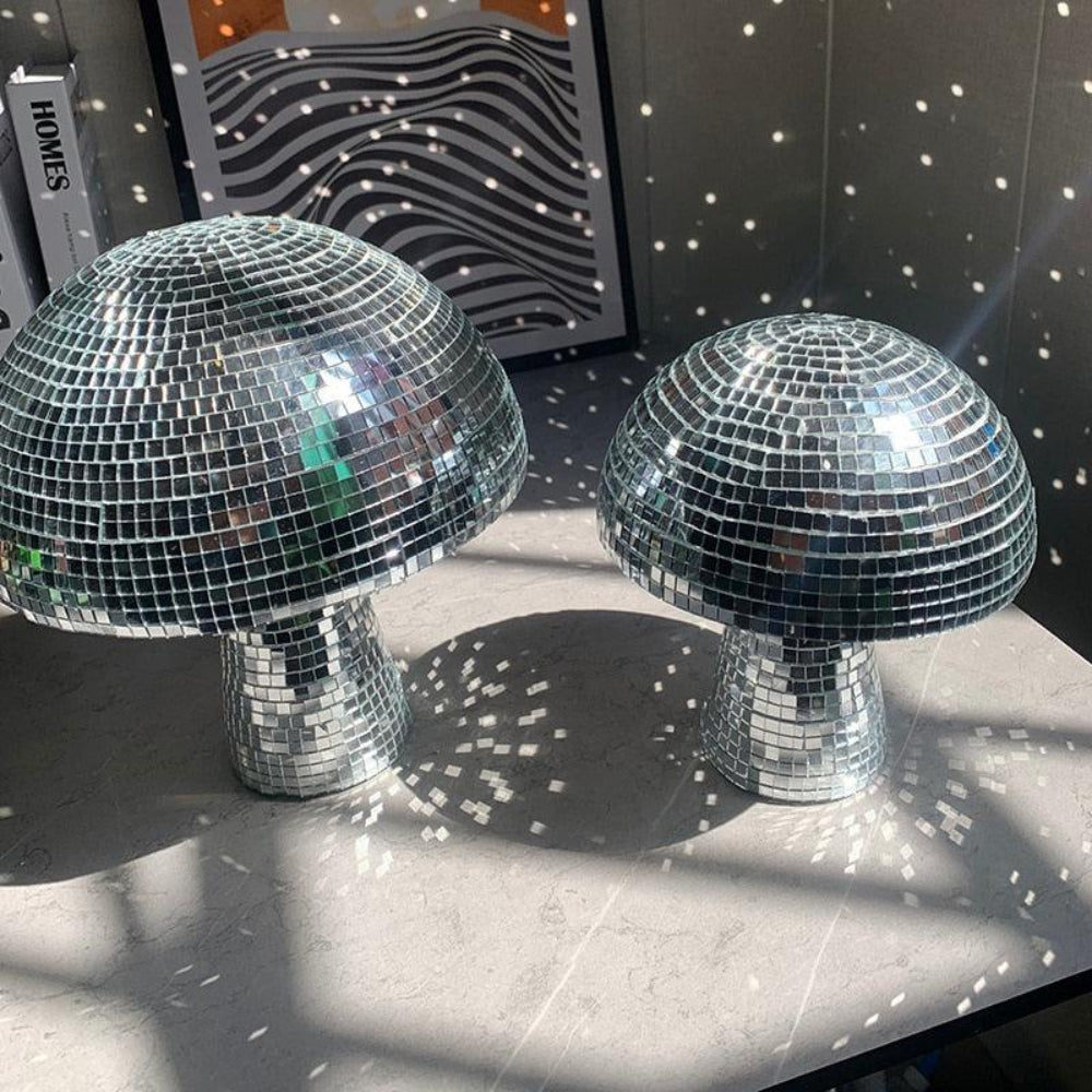 DISCOGLOW – Dekorativ Spejlflise Lampe