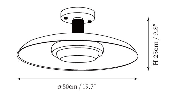 Draper loftlampe