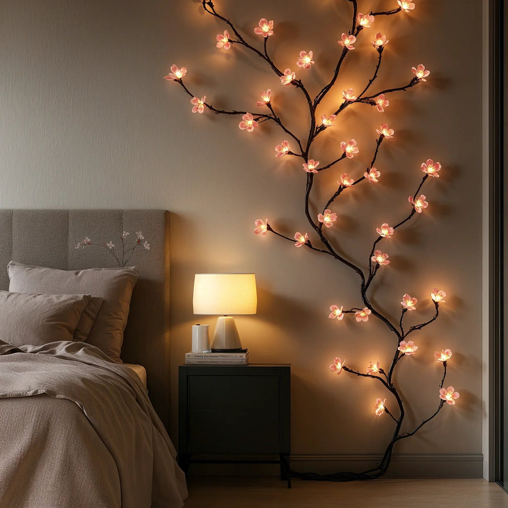 FLORA – LED Lyskæde Kirsebærblomst