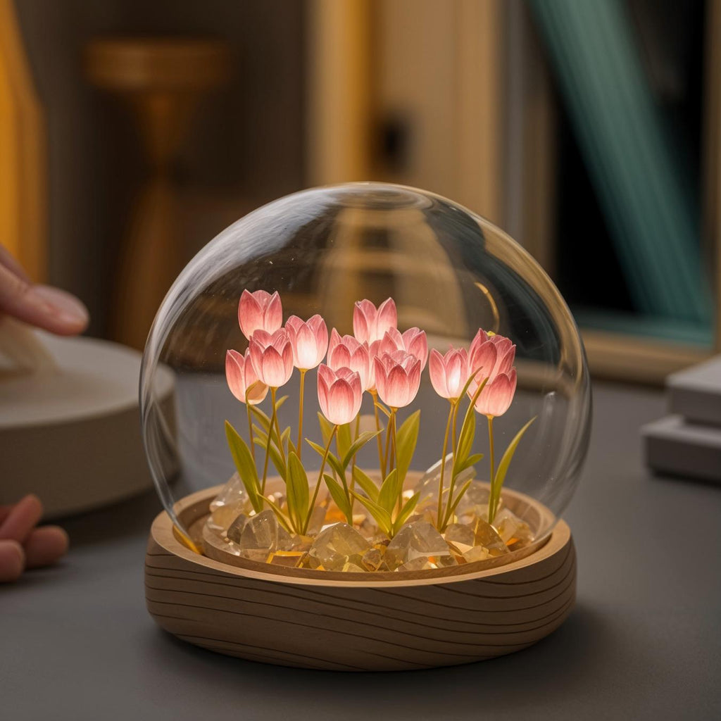 LUMITULIP – LED Kuppellampe Tulipan