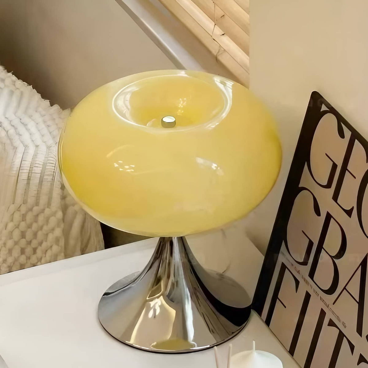 Donut glasbordlampe