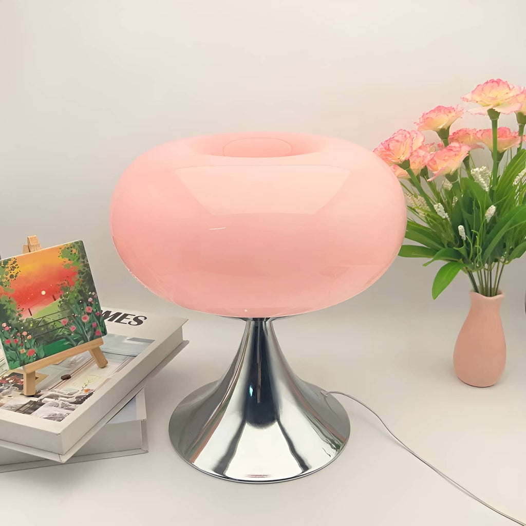 Donut glasbordlampe