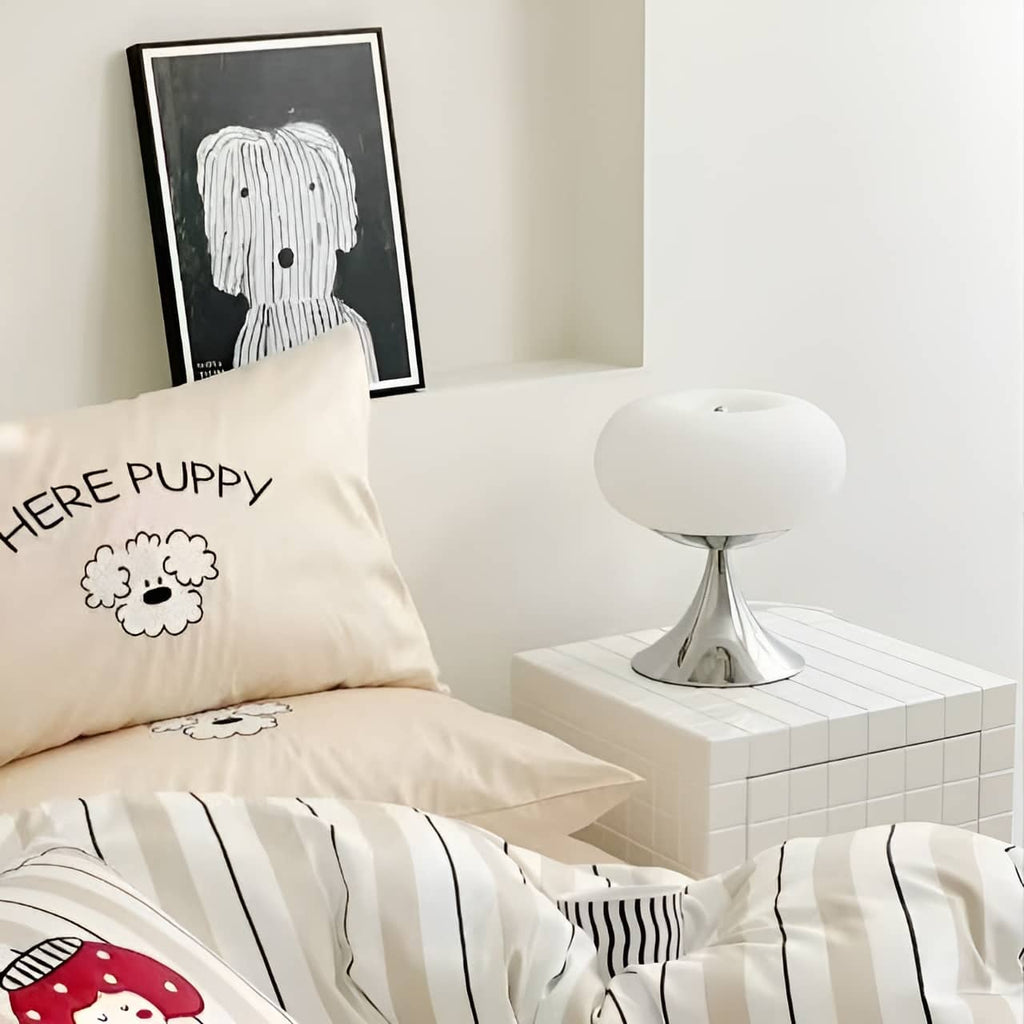 Donut glasbordlampe