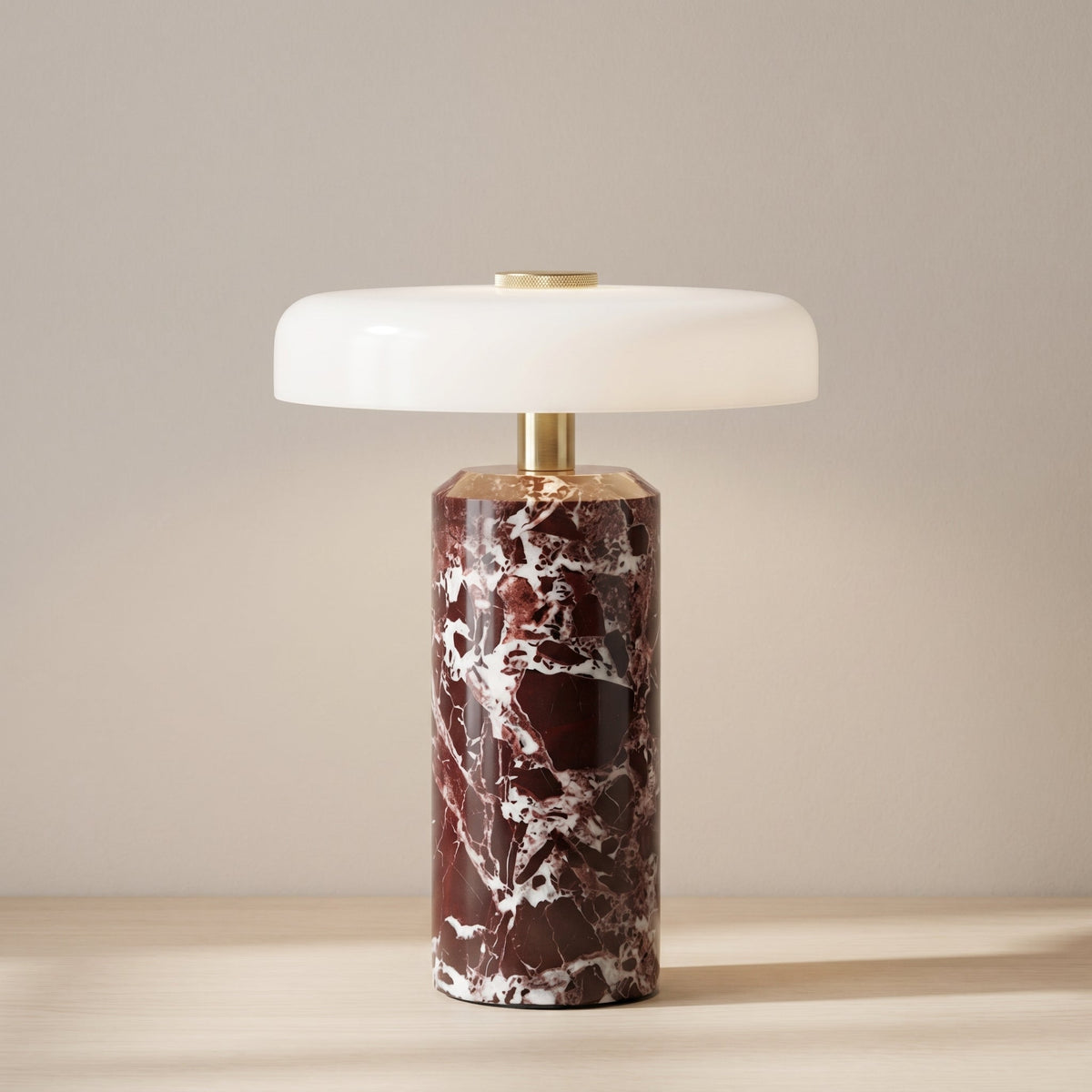Marmor glaslampe