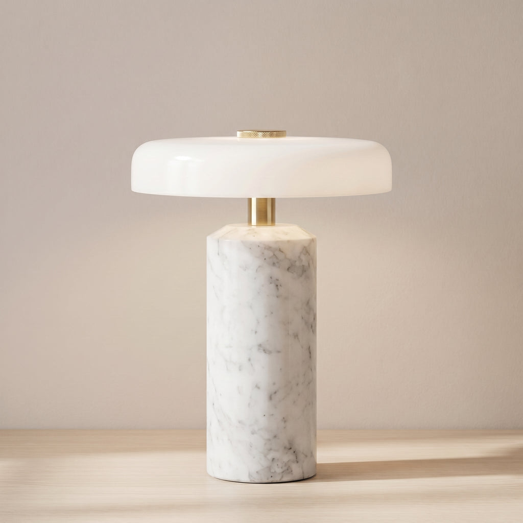 Marmor glaslampe