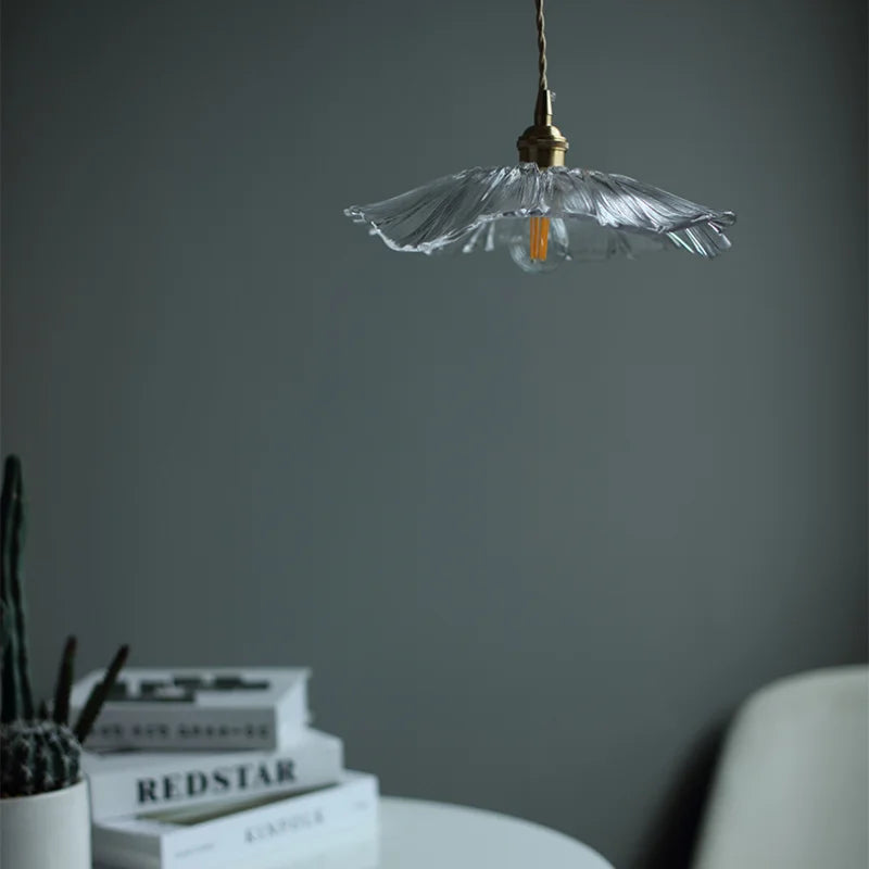 BLOSSOM – Pendellampe Glas Blomsterform