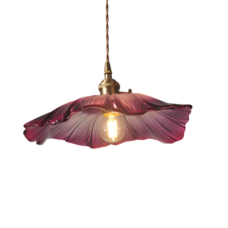 BLOSSOM – Pendellampe Glas Blomsterform