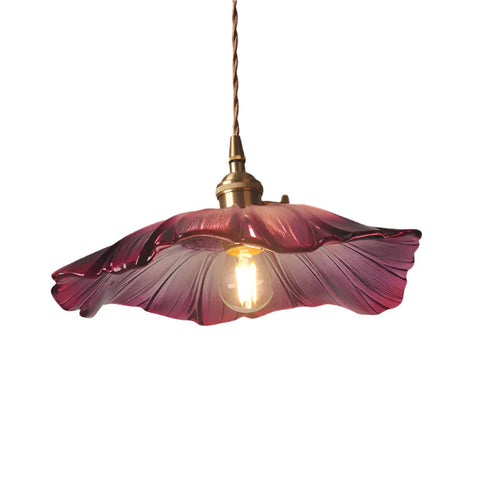 BLOSSOM – Pendellampe Glas Blomsterform