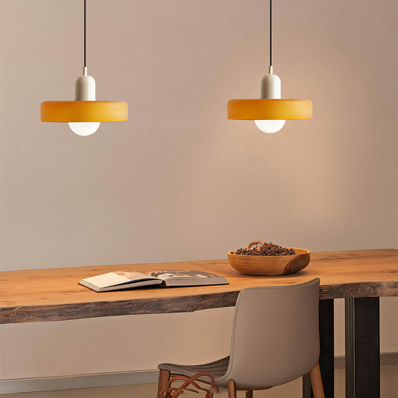 BAUHAUS – Pendellampe Glas Farvet
