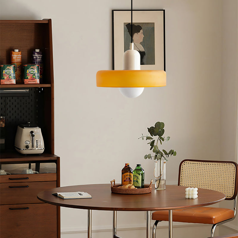 BAUHAUS – Pendellampe Glas Farvet