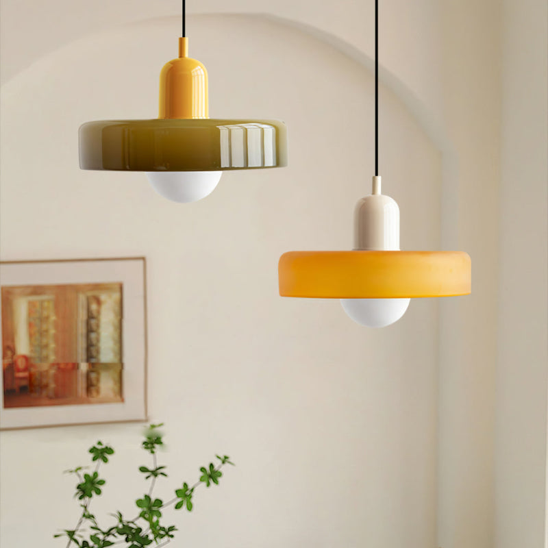 BAUHAUS – Pendellampe Glas Farvet