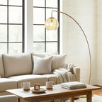 Buet gulvlampe