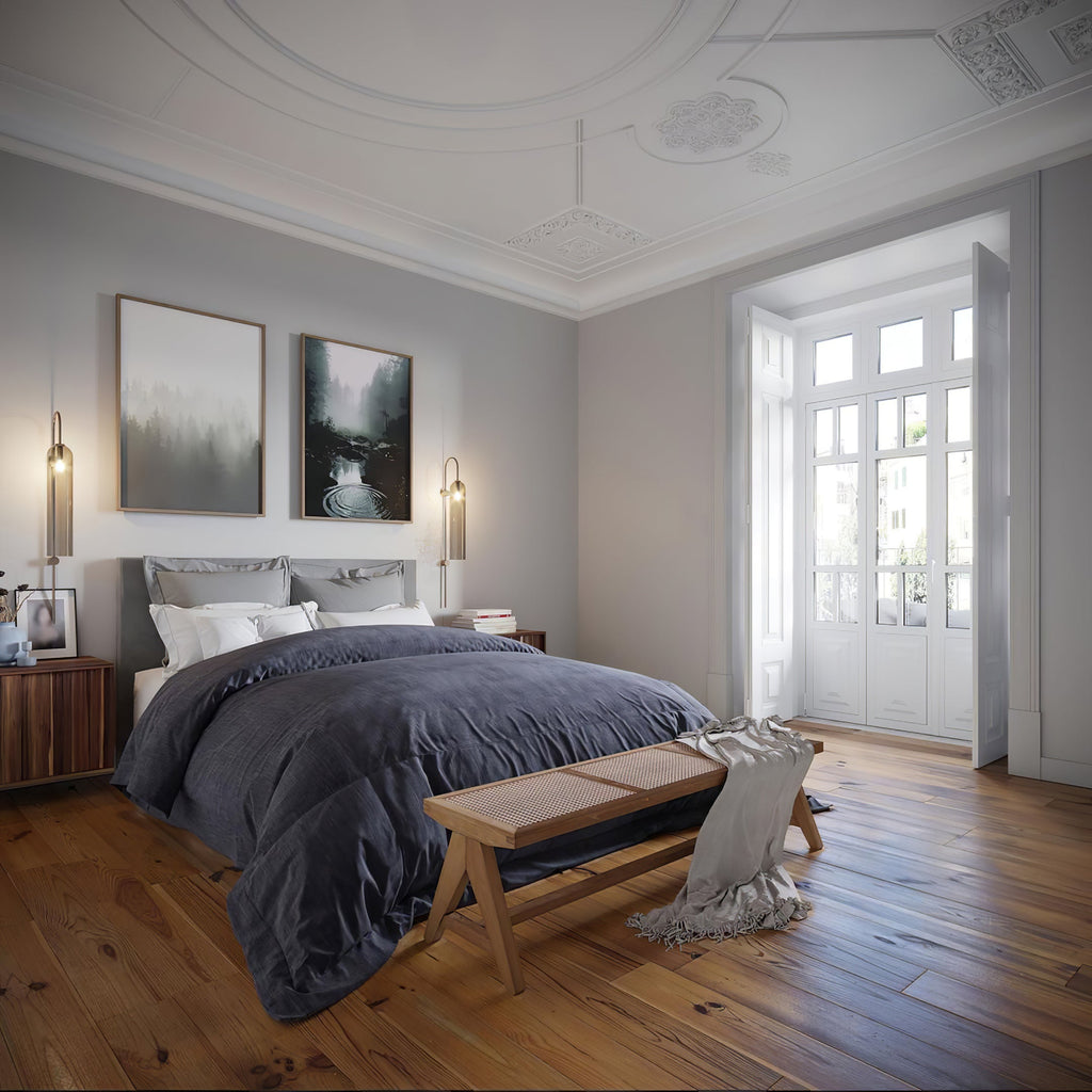 Moderne glasvæglampe