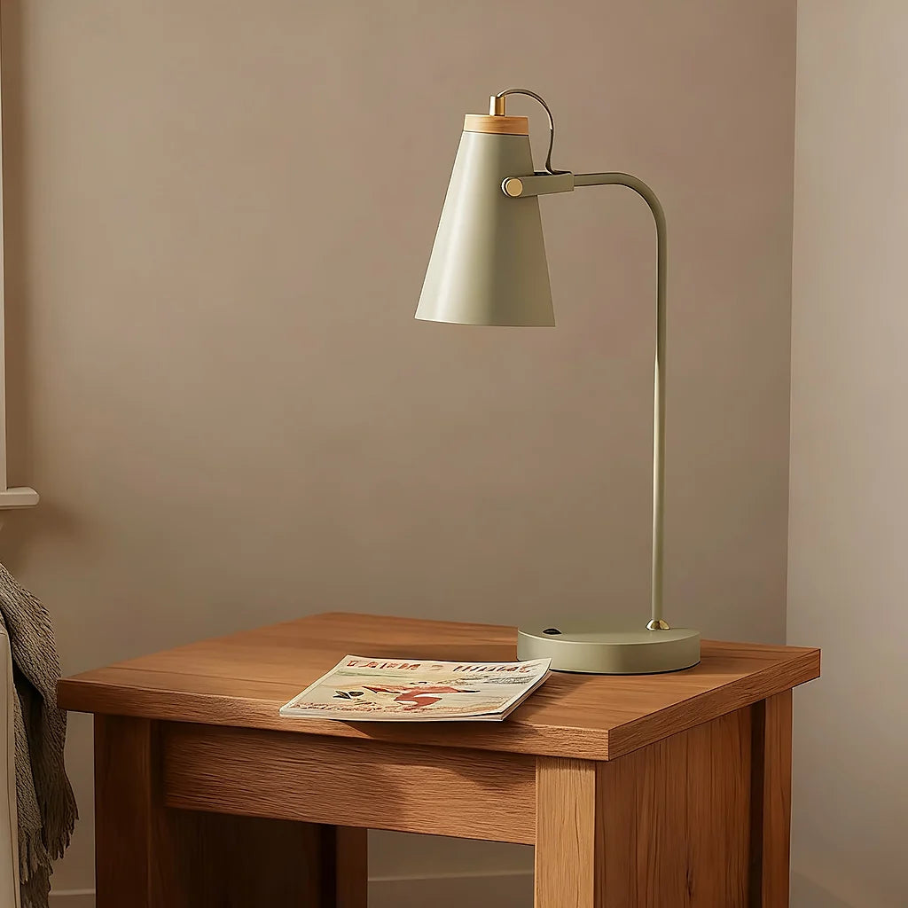 Justerbar skrivebordslampe