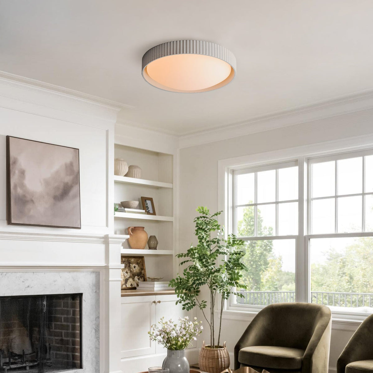 Minimalistisk LED loftlampe