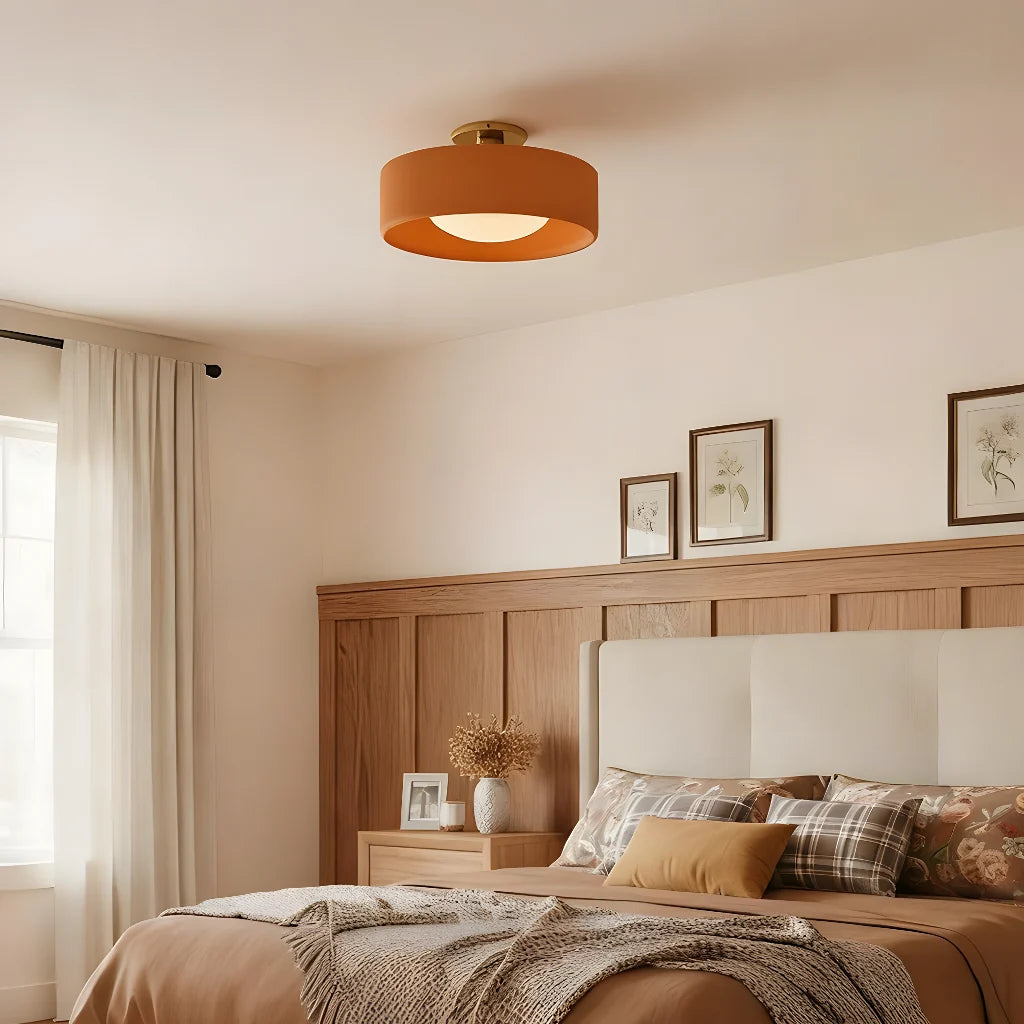 Porcelæns loftlampe