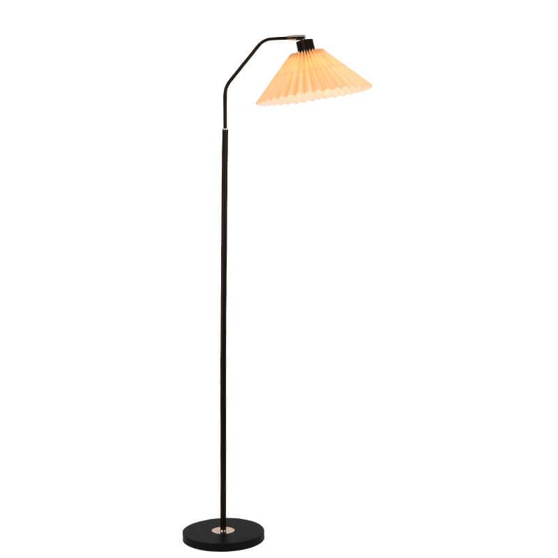 Plisseret gulvlampe