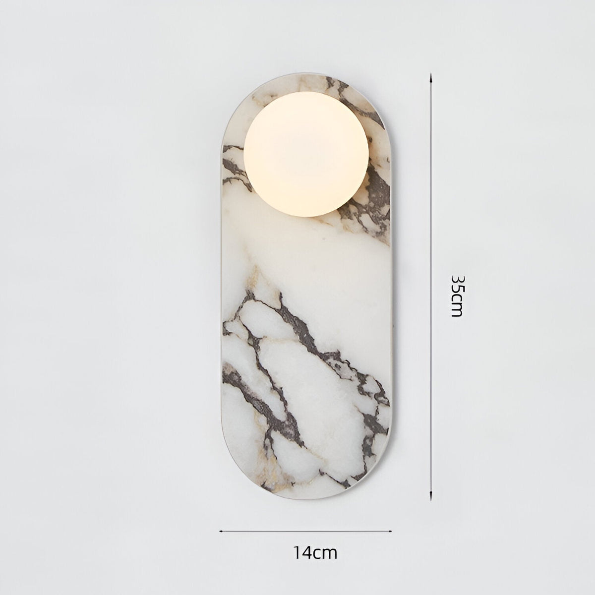 Marble væglampe