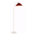 Plisseret gulvlampe