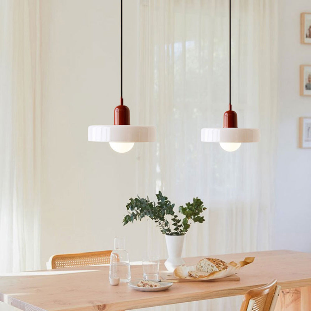 BAUHAUS – Pendellampe Glas Farvet
