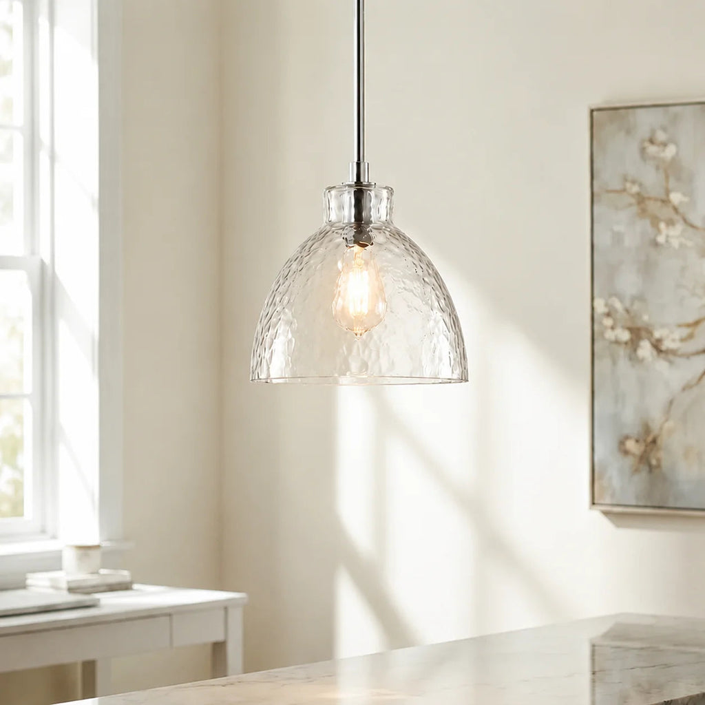 ONDINE – Hamret Glas Pendellampe