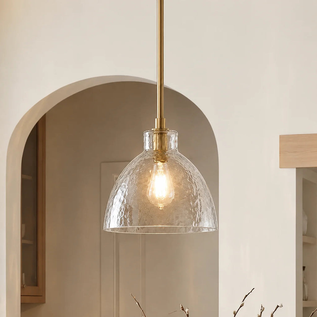 ONDINE – Hamret Glas Pendellampe