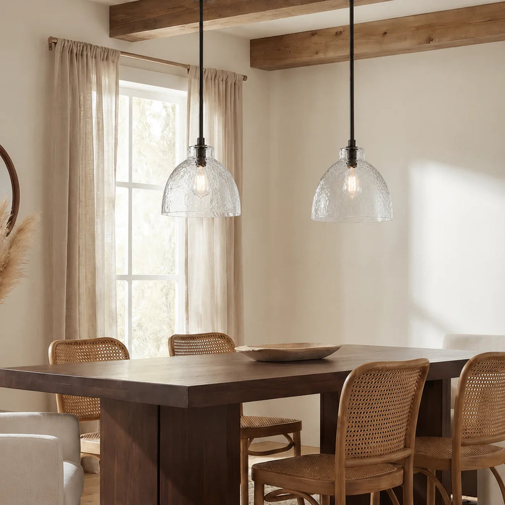ONDINE – Hamret Glas Pendellampe