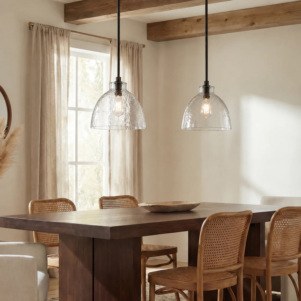ONDINE – Hamret Glas Pendellampe