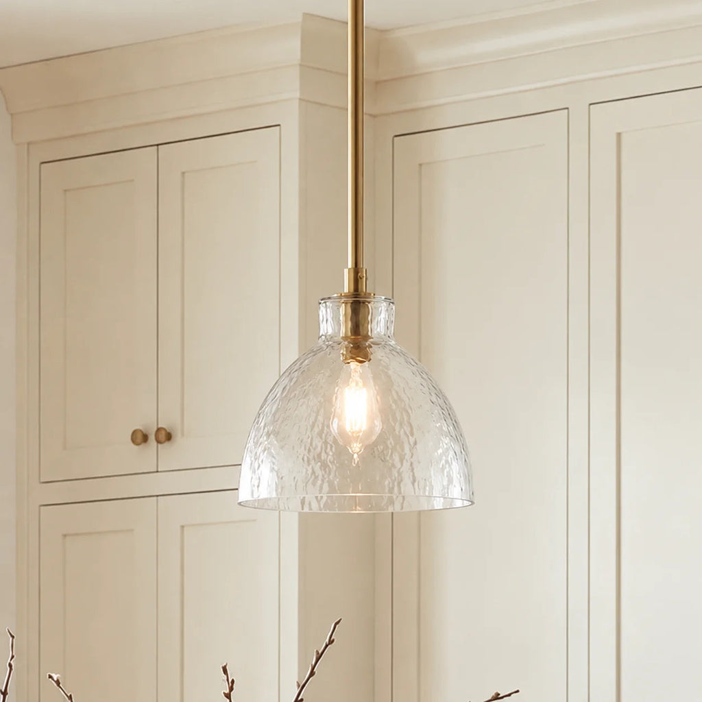 ONDINE – Hamret Glas Pendellampe