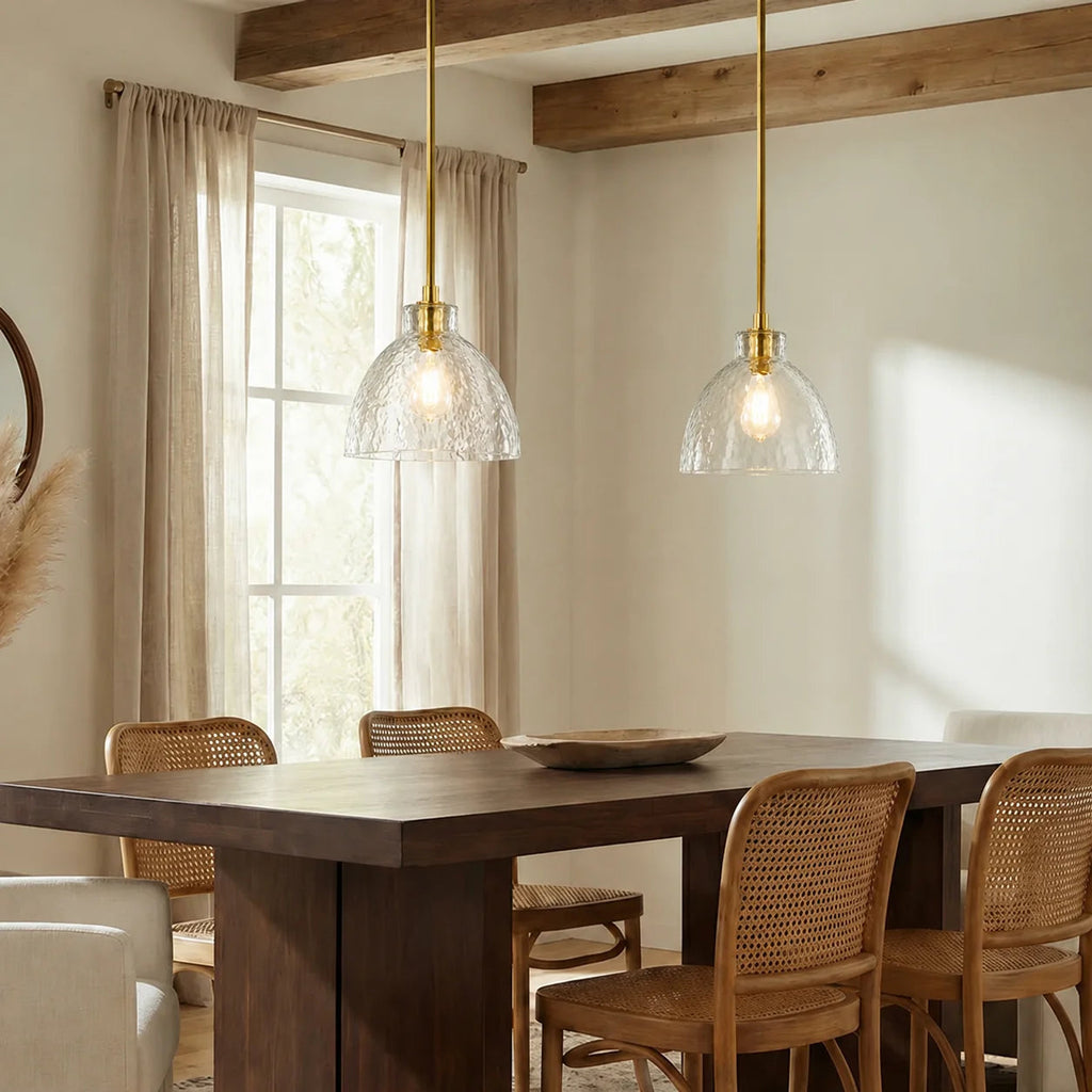 ONDINE – Hamret Glas Pendellampe